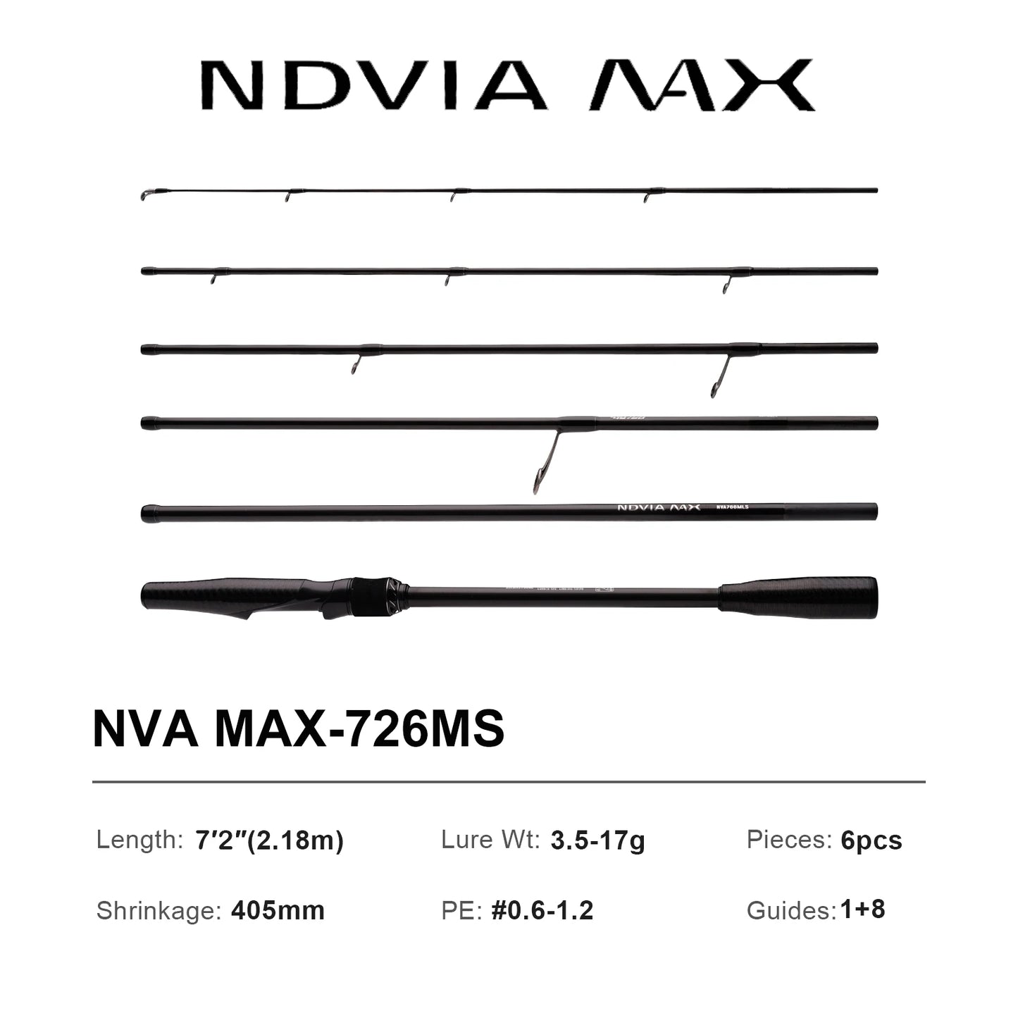 Pure-Lure NDVIA Max Ajing Eging Tubular Tip Fishing Rod