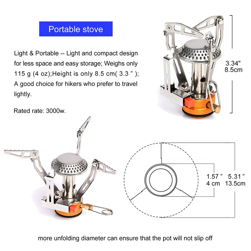 Widesea Camping Cookware Set Portable Outdoor Tableware Kit