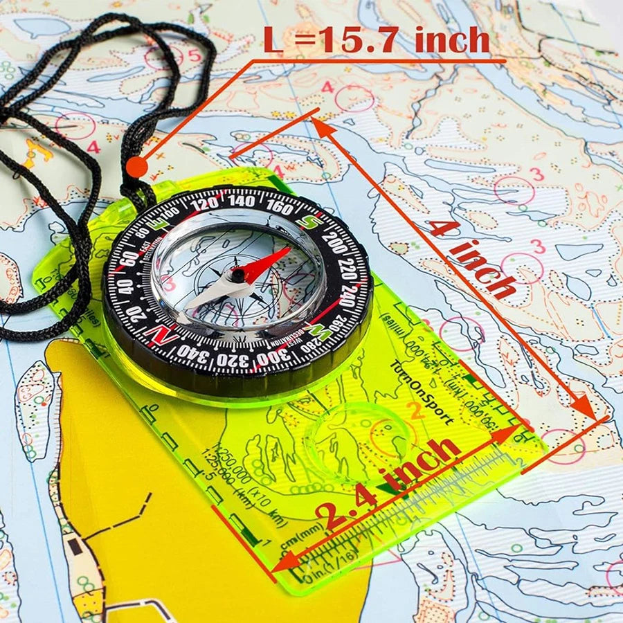 Waterproof Camping Compass For Outdoor Navigation And Map Reading Essential