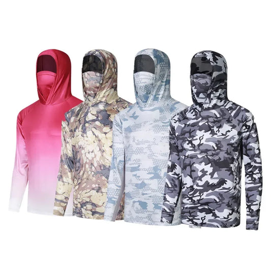 CWFSTRAVAYBM Fishing Shirts For Men UV Sun Protection Long Sleeve