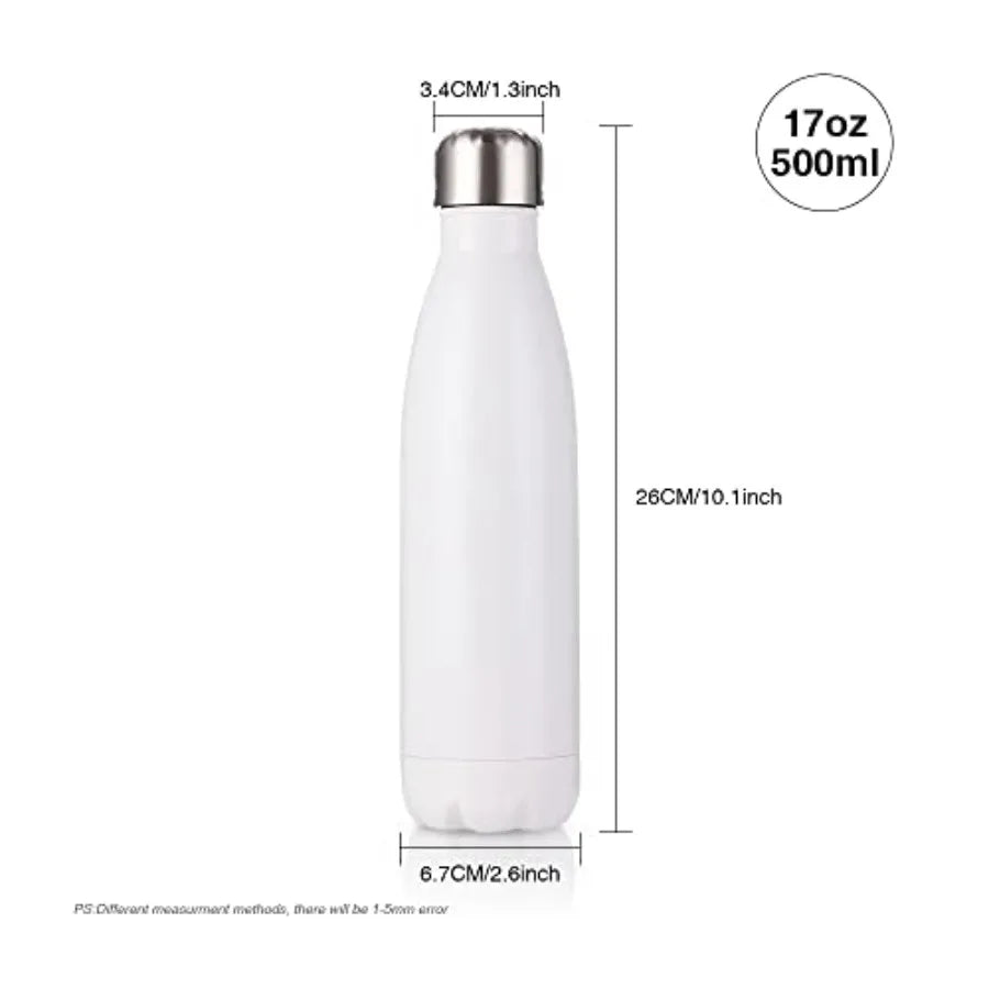 Sublimation Water Bottle Blanks Stainless Steel Tumbler With Lid
