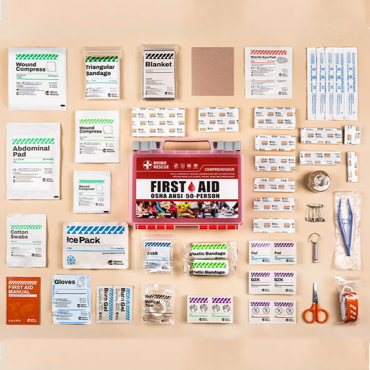 Rhino Rescue First Aid Kit For Home, Office And Travel