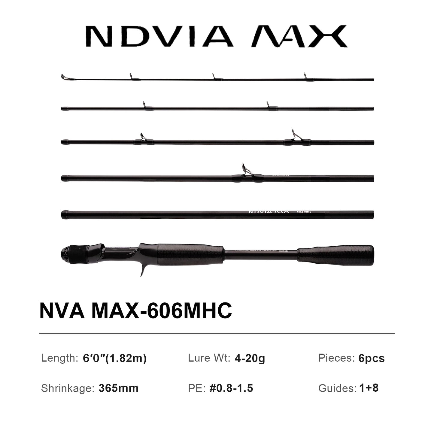 Pure-Lure NDVIA Max Ajing Eging Tubular Tip Fishing Rod