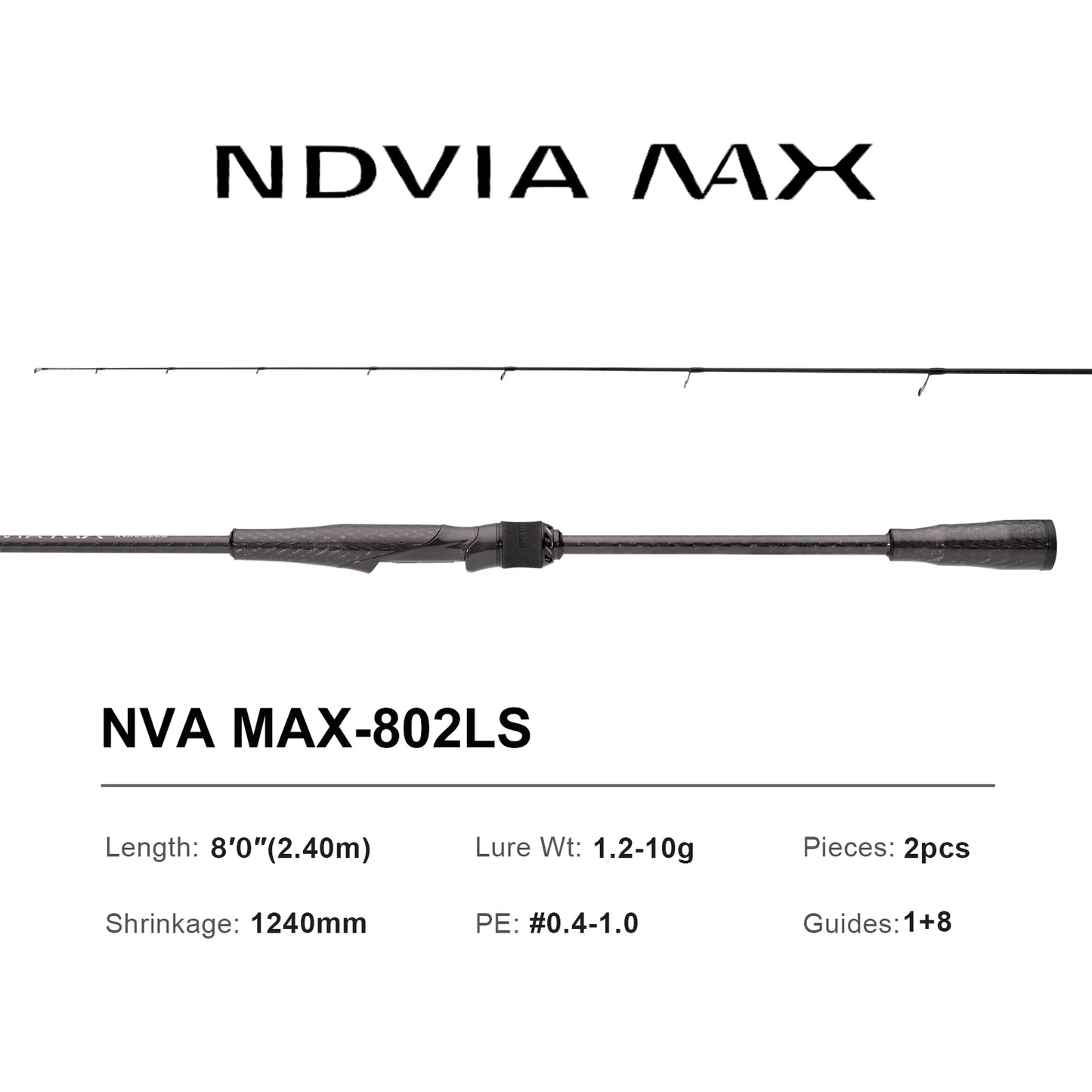 Pure-Lure NDVIA Max Ajing Eging Tubular Tip Fishing Rod