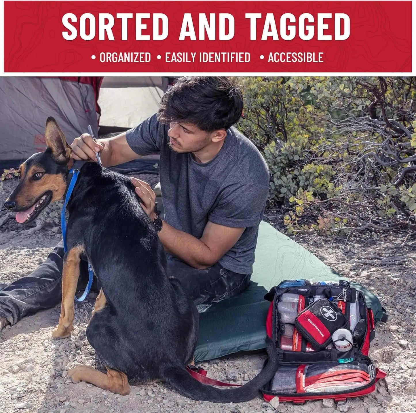 Premium 238-Piece Survival First Aid Kit For Travel And Outdoors