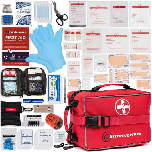 Premium 238-Piece Survival First Aid Kit For Travel And Outdoors