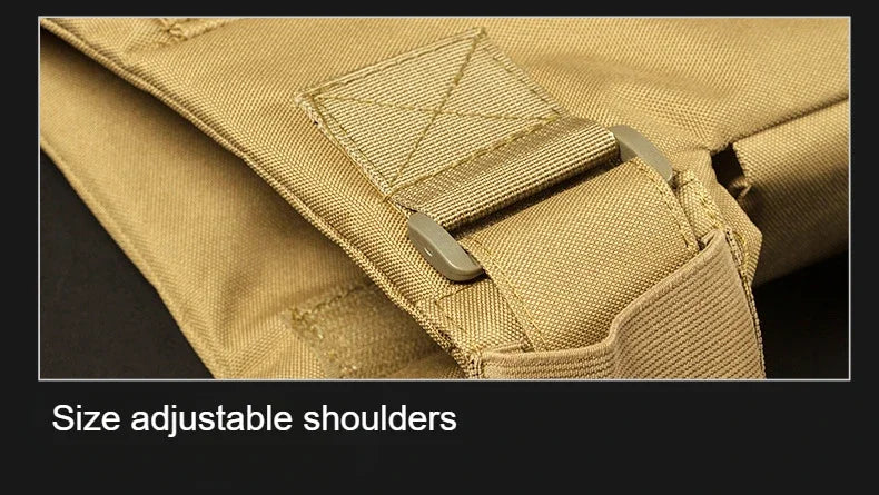 SMHXIANGQIANJIN Tactical Vest Carrier Armor Multi Functional CP