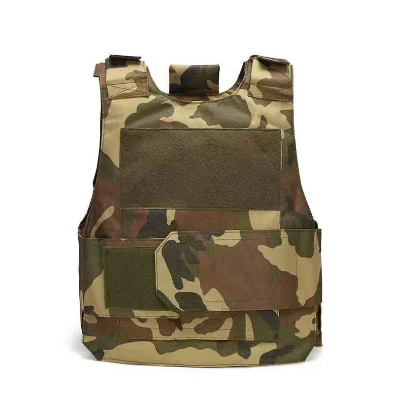 SMHXIANGQIANJIN Tactical Vest Carrier Armor Multi Functional CP