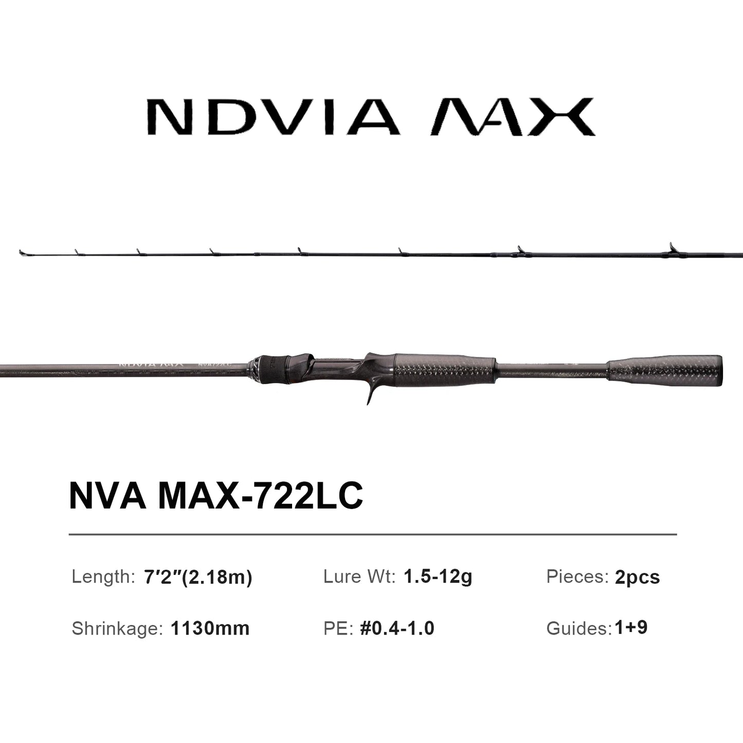 Pure-Lure NDVIA Max Ajing Eging Tubular Tip Fishing Rod