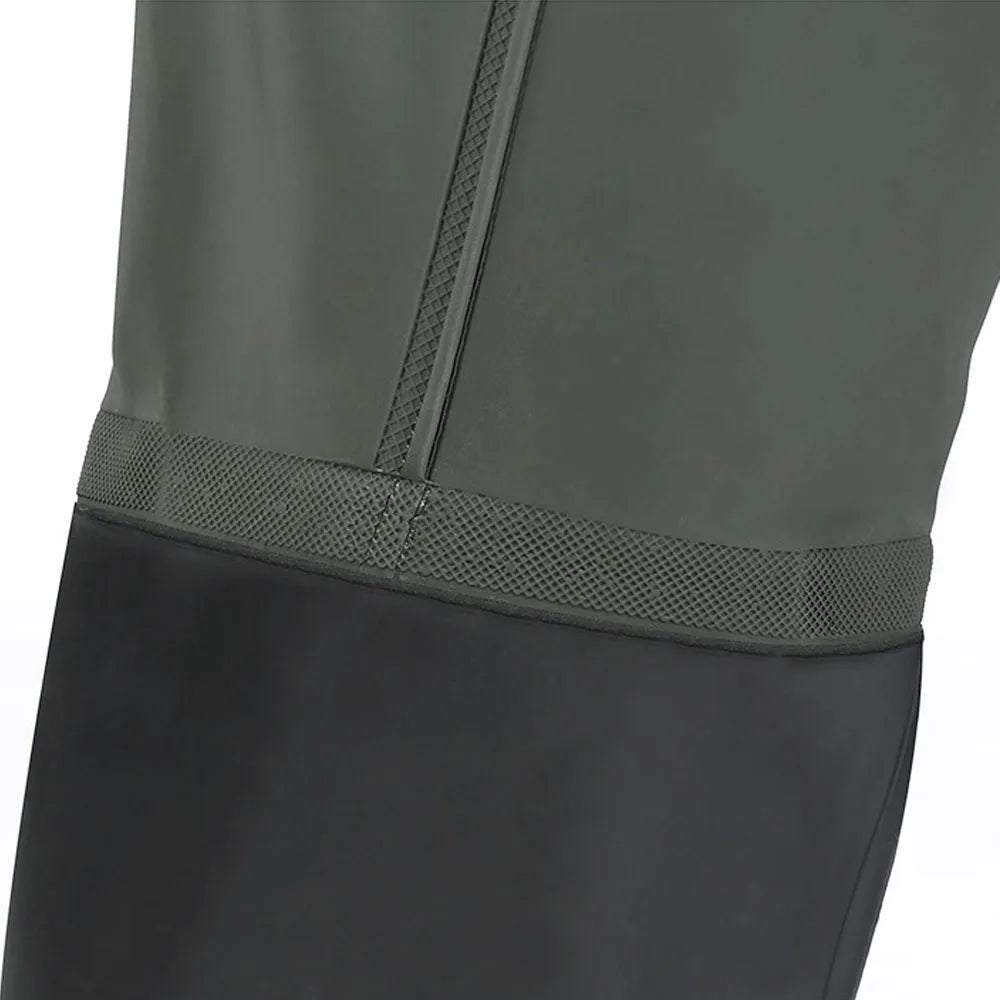 Men's Hooded Wader Waterproof Overalls With Boots And Gloves Set