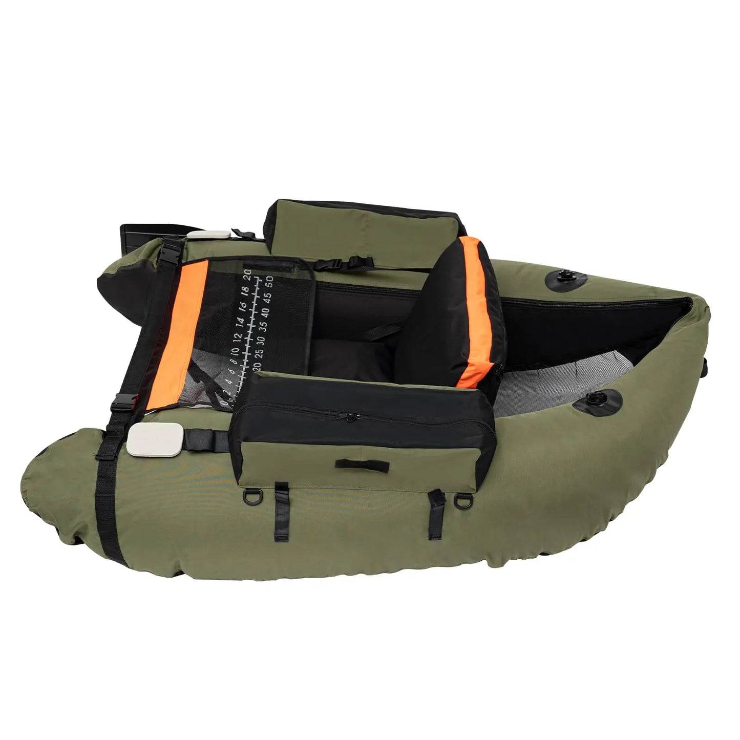 Inflatable Fishing Float Tube U-Shaped Raft With Pump And Accessories