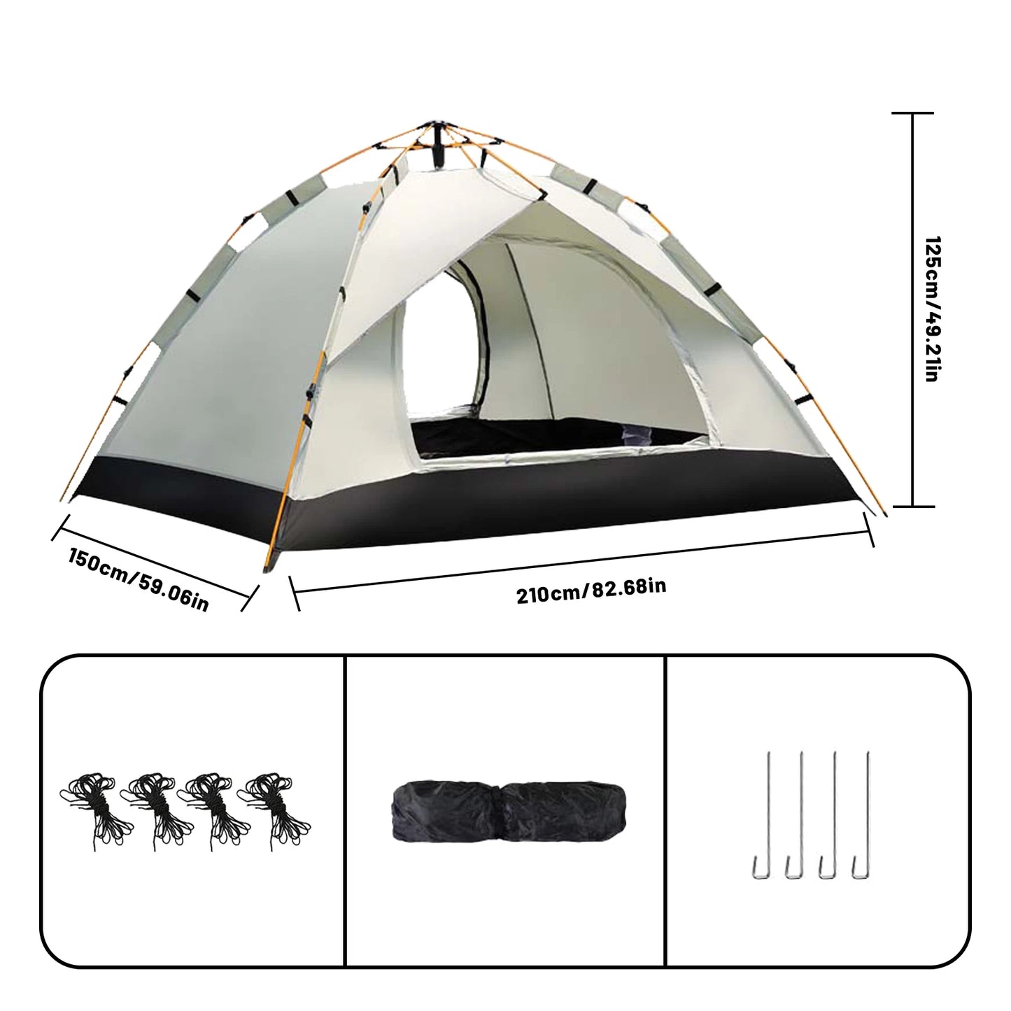 Pakicetus Auto Tent Quick Setup Sunshade All Weather Portable