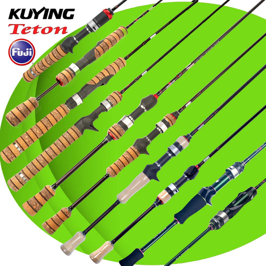Kuying Teton Spinning Casting Rod With Fuji Parts 0.8-8g 1-8lb