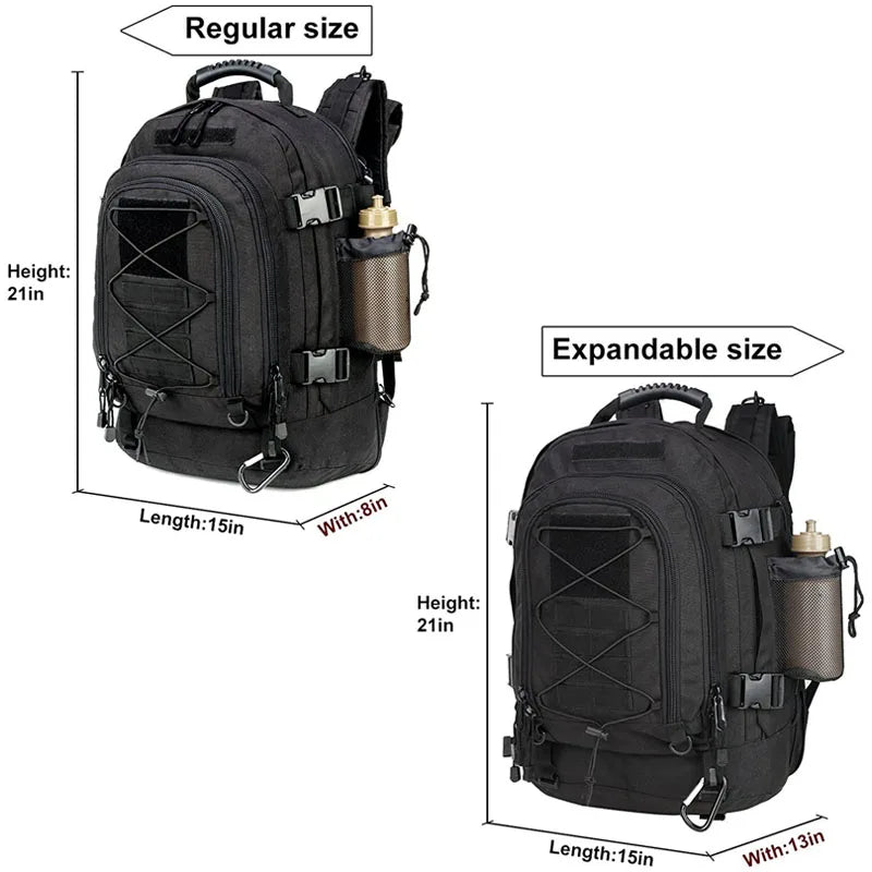 LQARMY Tactical Military Backpack With Molle System For Outdoors