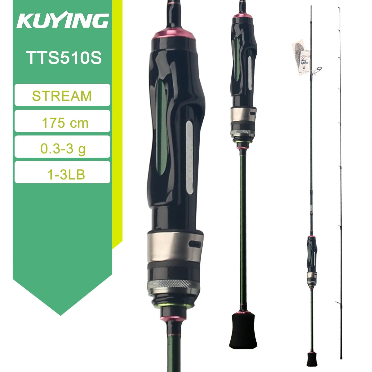 KUYING TETON Spinning Casting Rod with Fuji Guides