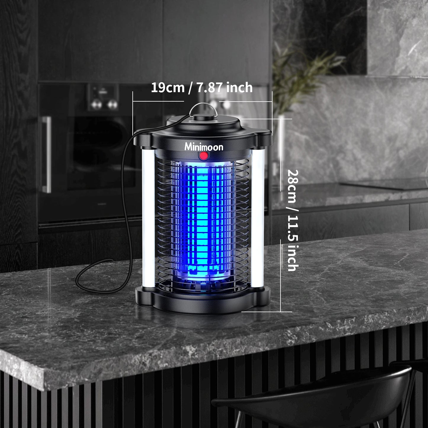Outdoor Bug Zapper With LED Lights And 4200V Electric Trap
