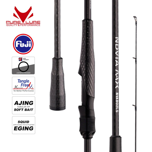 Pure-Lure NDVIA Max Ajing Eging Tubular Tip Fishing Rod