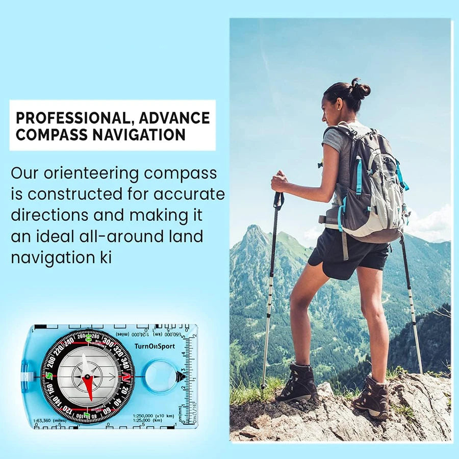 Waterproof Camping Compass For Outdoor Navigation And Map Reading Essential
