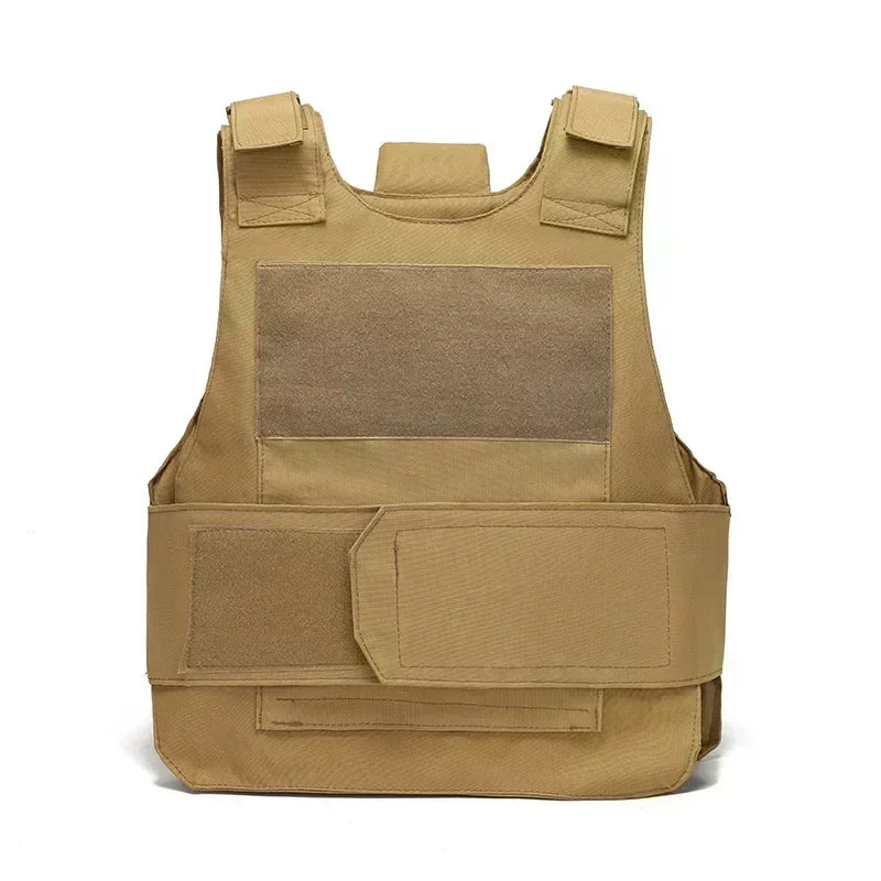 SMHXIANGQIANJIN Tactical Vest Carrier Armor Multi Functional CP
