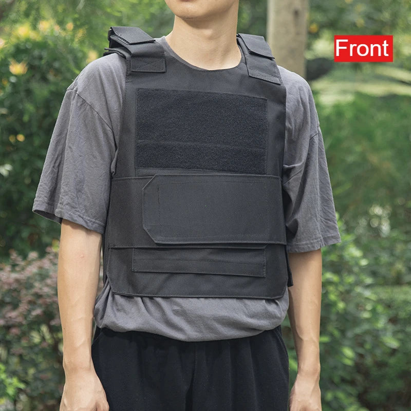 SMHXIANGQIANJIN Tactical Vest Carrier Armor Multi Functional CP